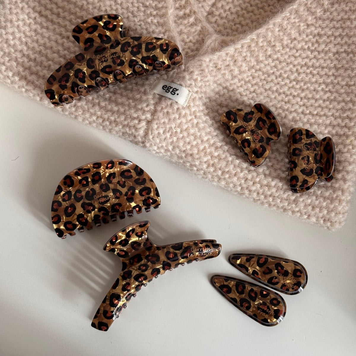 Vintage Leopard Hair Clip - DippedShop Wholesale - #6755