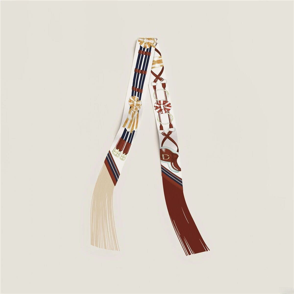 Color Block Silk Scarf - DippedShop Wholesale - #4323