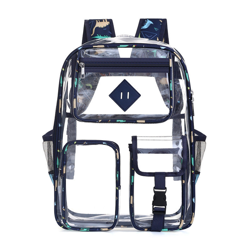 Minimalist Transparents PVC Waterproof Backpack 6S10BBG1477