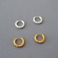 Textured Hoop Earrings - DippedShop Wholesale - #7027
