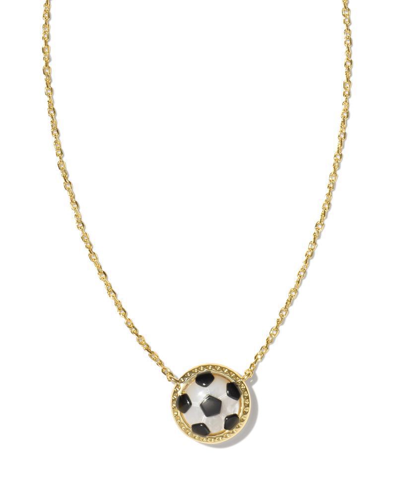 Fashion Soccer Ball Pendant Chain Necklace 6W6JNC414L