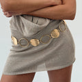 Vintage Gold Plated Disc Waist - DippedShop Wholesale - #6867