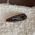 Elegant Floral Print Oval No Crease Hair Clip 6W6HCP1628
