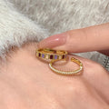 Colorful Geometric Open Ring - DippedShop Wholesale - #6083