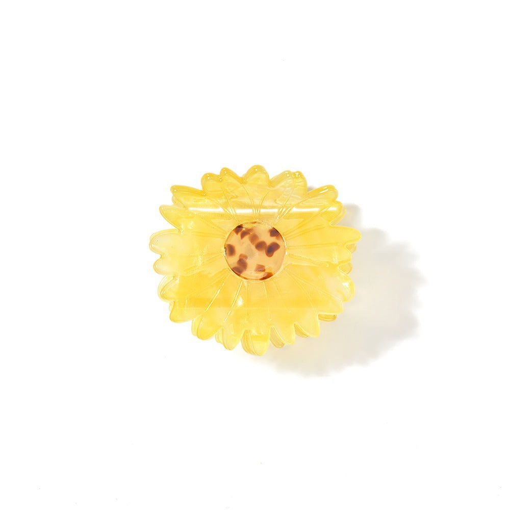 Cute Sweet Flower Beach Acetate Hair Claw 8AS6HCP325T