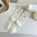 Embroidered Slouchy Socks - DippedShop Wholesale - #9987