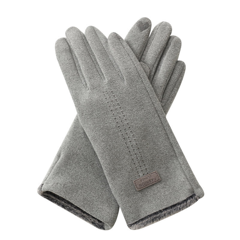 Fleece Lined Warm Gloves - DippedShop Wholesale - #4787