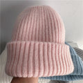 Cute Thicken Warm Wool Blend Knit Beanie Hat 6W6HAT550