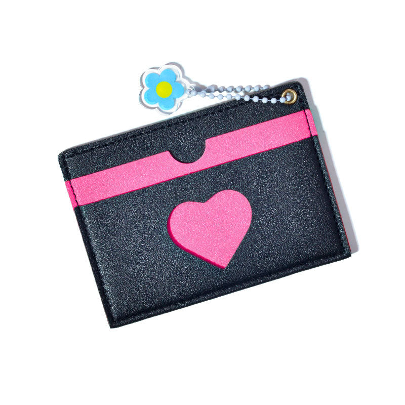 Chic Color Block Heart Shape Coin Purse 6S10BWB126