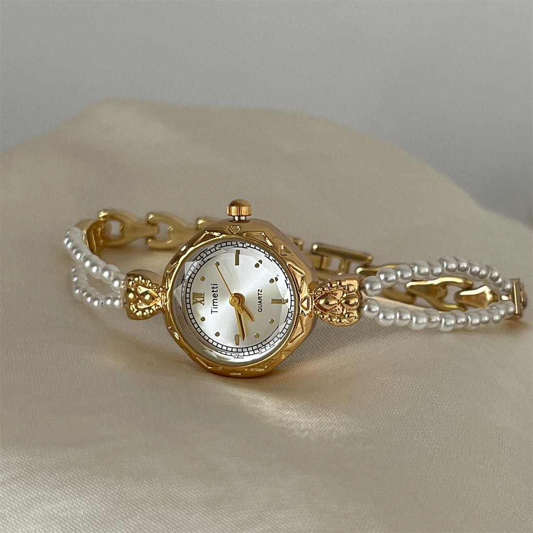 Elegant Pearl Bracelet Watch - DippedShop Wholesale - #1315