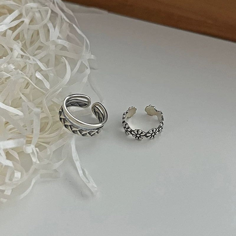 Vintage Floral Open Toe Ring - DippedShop Wholesale - #4419