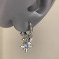 Star Tassel Hoop Earrings - DippedShop Wholesale - #9795