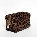 Vintage Plush Leopard Portable Cosmetic Bag 6S5CO108