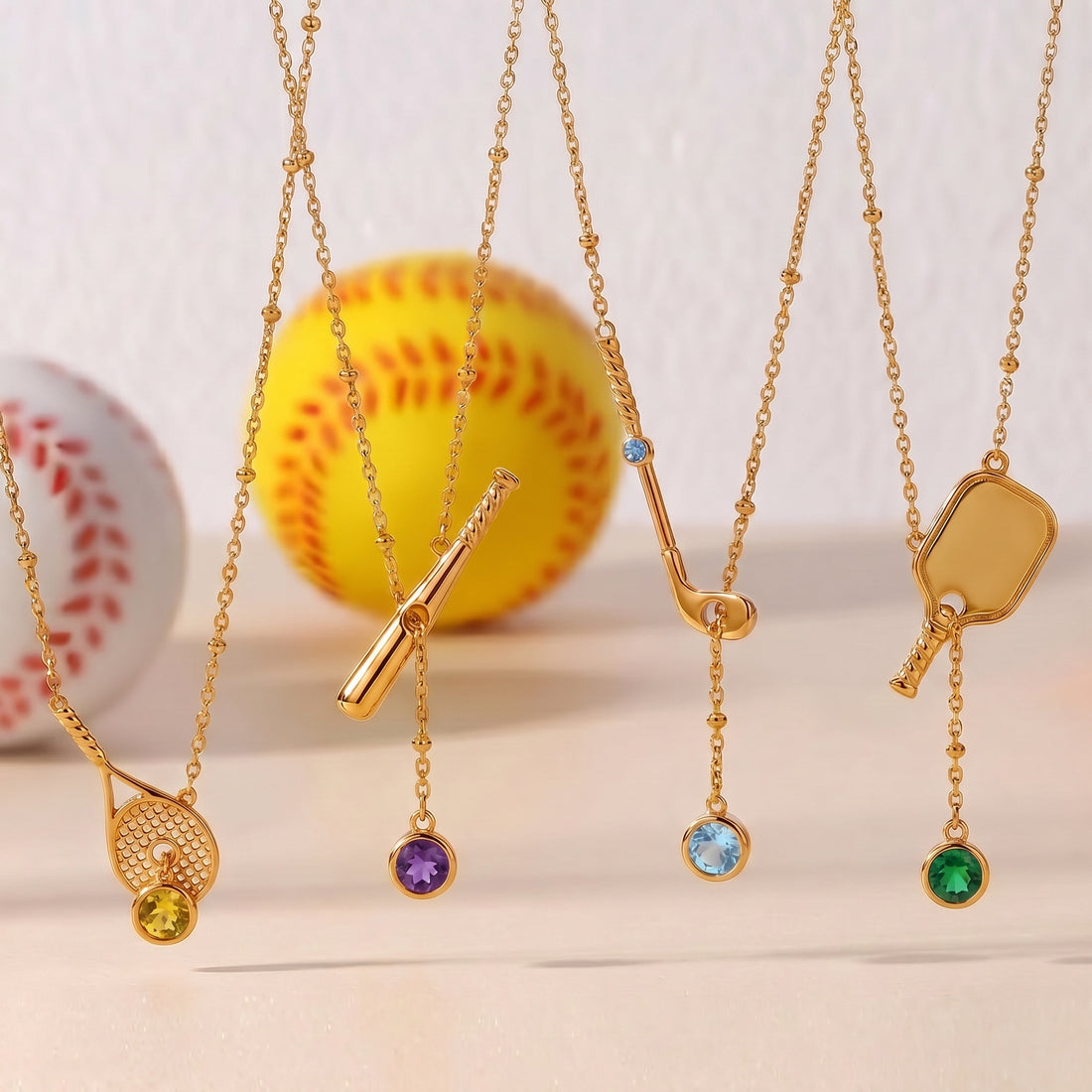 CZ Ball Pendant Necklace - DippedShop Wholesale - #3347