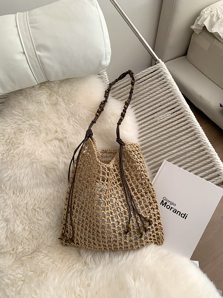 Vintage Beaded Tote Bag - DippedShop Wholesale - #7699