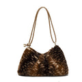 Trendy Soft Plush Deer Print Shoulder Bag 6W10BBG2373