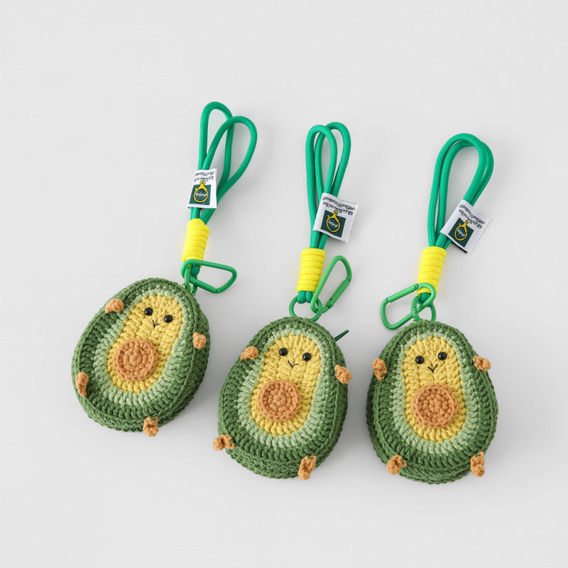 Creative Handmade Crochet  Avocado Mini Bag MK2CCR6W10BBG426