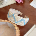 Bohemian Woven Colorblock Hairband - DippedShop Wholesale - #1891