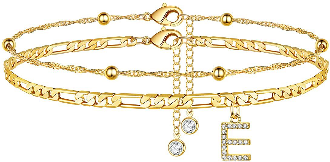 Trendy Initial Letter Gold Pla - DippedShop Wholesale - #3235