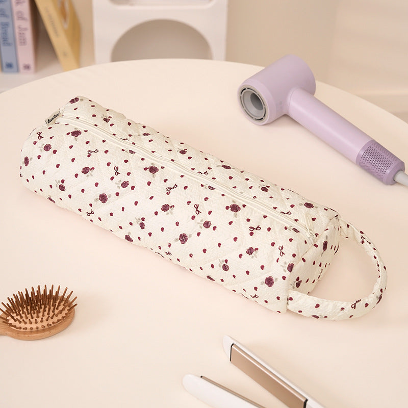 Minimalist Quilt Shell Double Layer Cosmetic Bag 6S5CO123