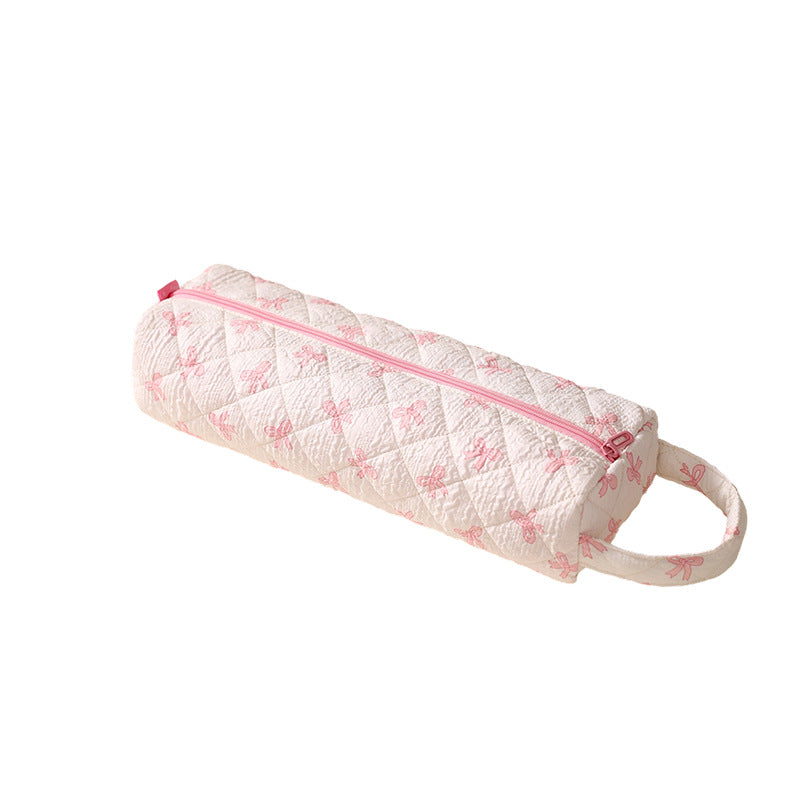 Minimalist Quilt Shell Double Layer Cosmetic Bag 6S5CO123