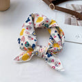 Floral Silk Scarf - DippedShop Wholesale - #6691