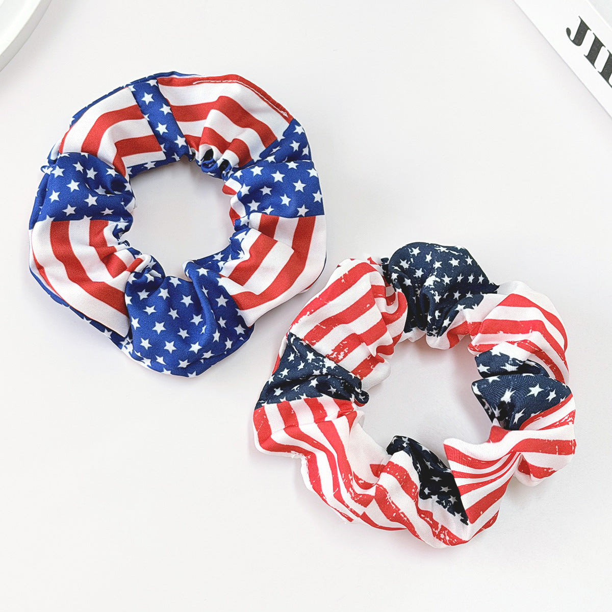 Stylish American Flag Handmade Hair Tie 8BK6HSR17T