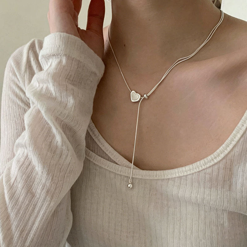 Double Layered Snake Chain Necklace - DippedShop Wholesale - #9587