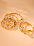 Elegant Cubic Zirconia Geometr - DippedShop Wholesale - #3923