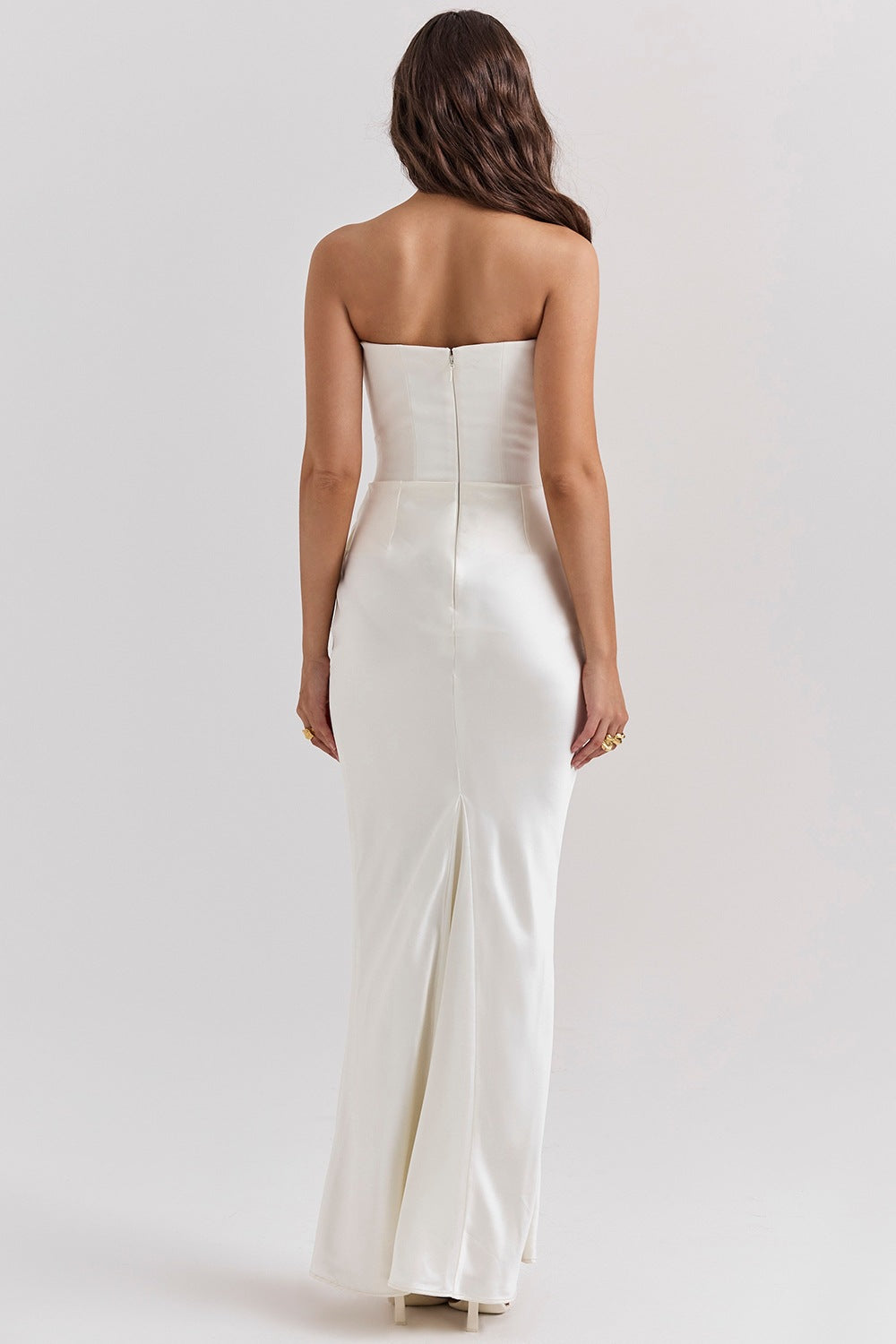 Sexy Strapless Fishtail Maxi Dress - DippedShop Wholesale - #5011