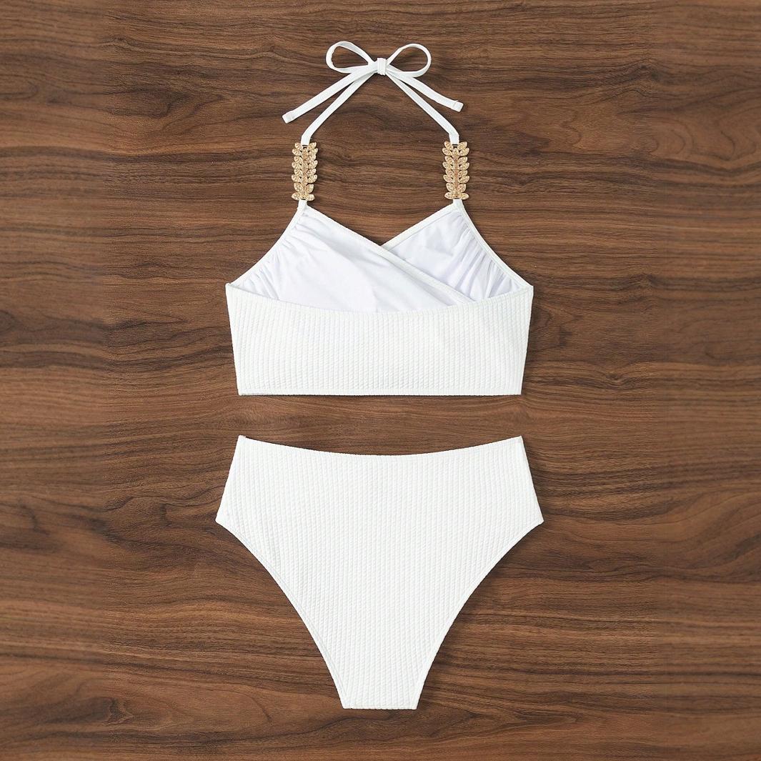 Solid Halter Bikini - DippedShop Wholesale - #0419
