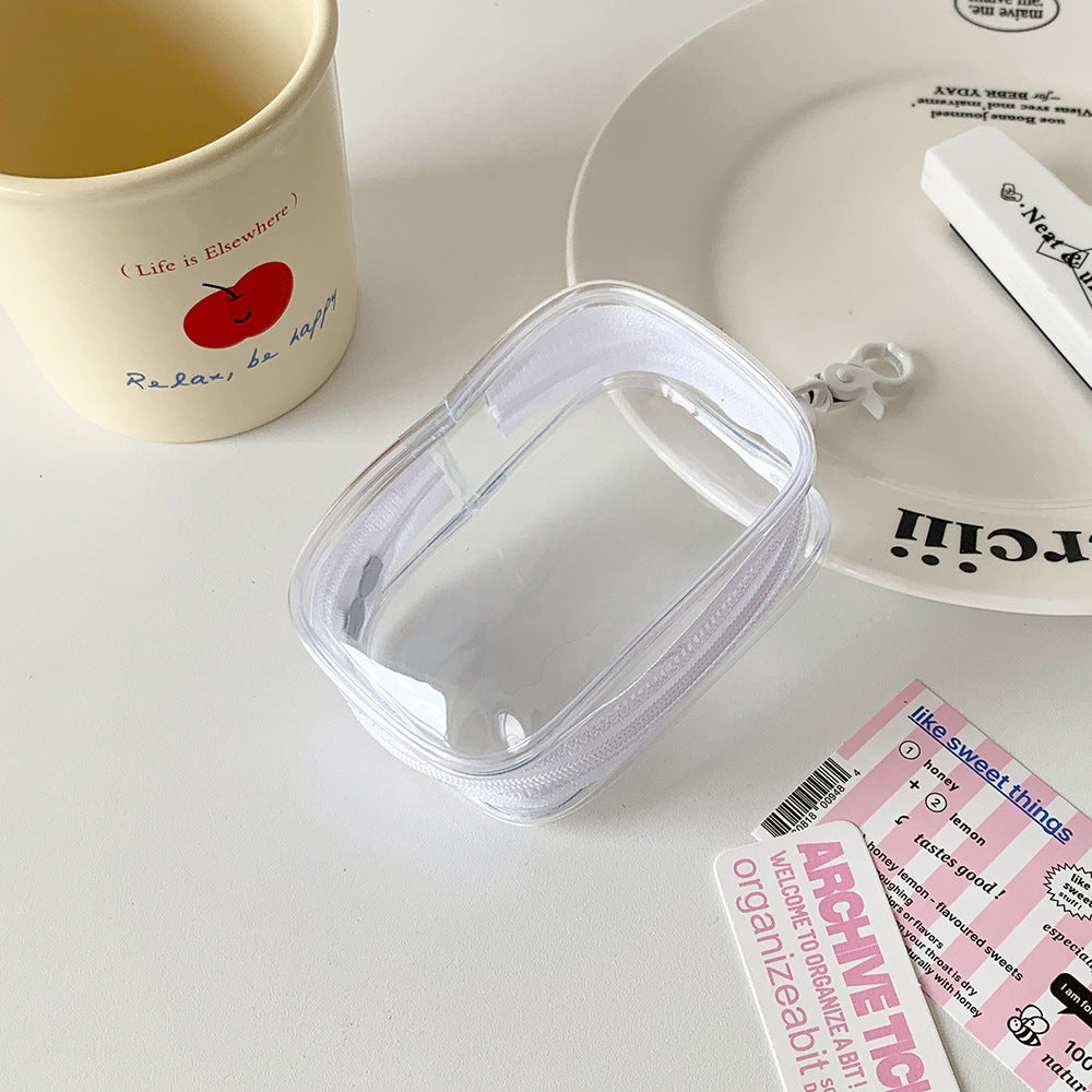 Clear PVC Coin Pouch - DippedShop Wholesale - #7235