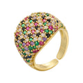 Colorful Sparkly Rhinestone Open Adjustable Ring 6W6JRG295