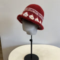 Jacquard Knit Bucket Hat - DippedShop Wholesale - #9107