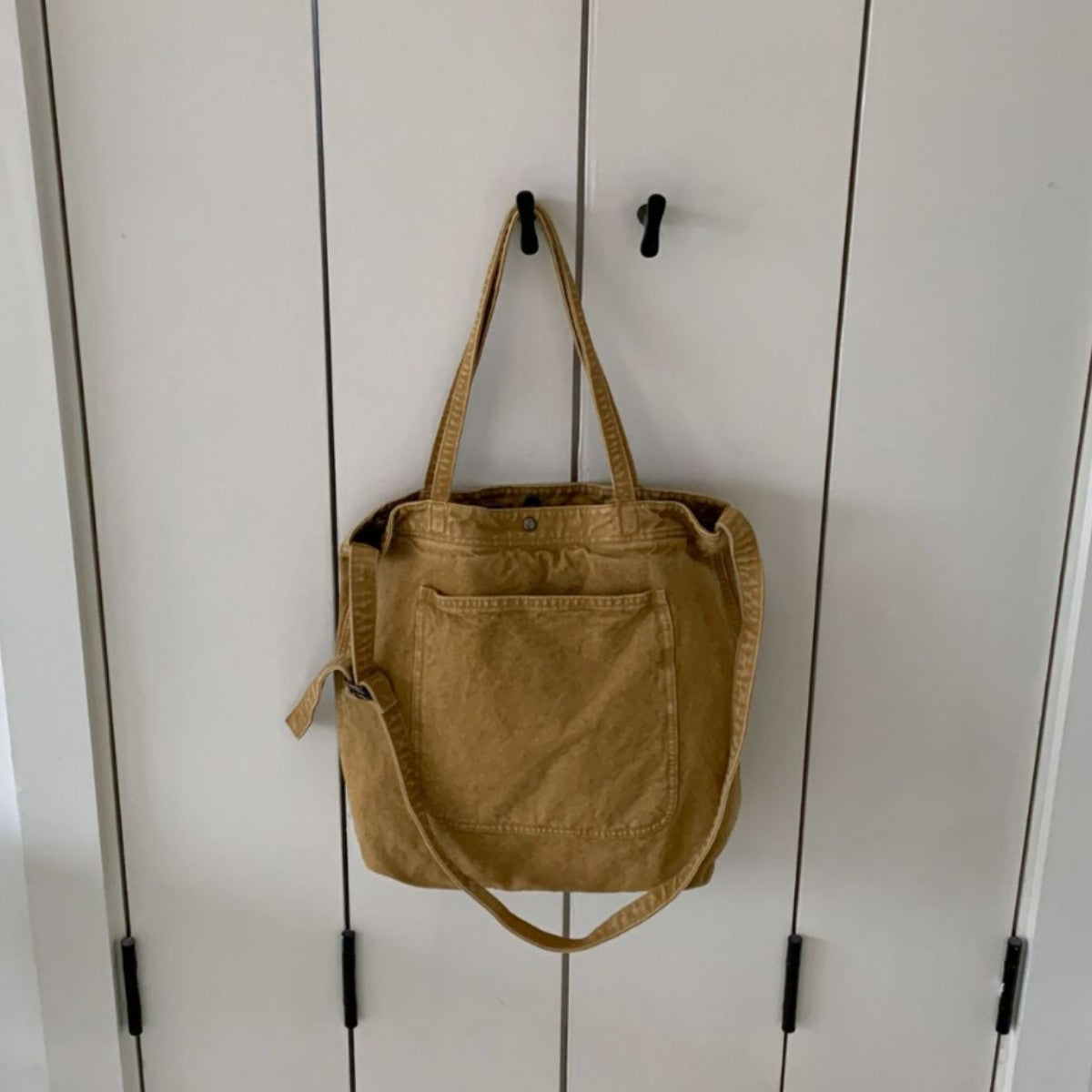 Trendy Solid Color Large Capacity Shoulder Bag 6W10BBG2497