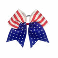 Trendy American Flag Pattern Thin Stretchy Hair Tie 8BK6HSR20T