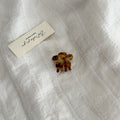 Cute Mini Color Block Flower Hair Claw Clip 6W6HCP1287
