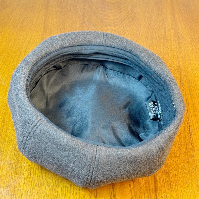Metal Badge Beret Hat - DippedShop Wholesale - #1395