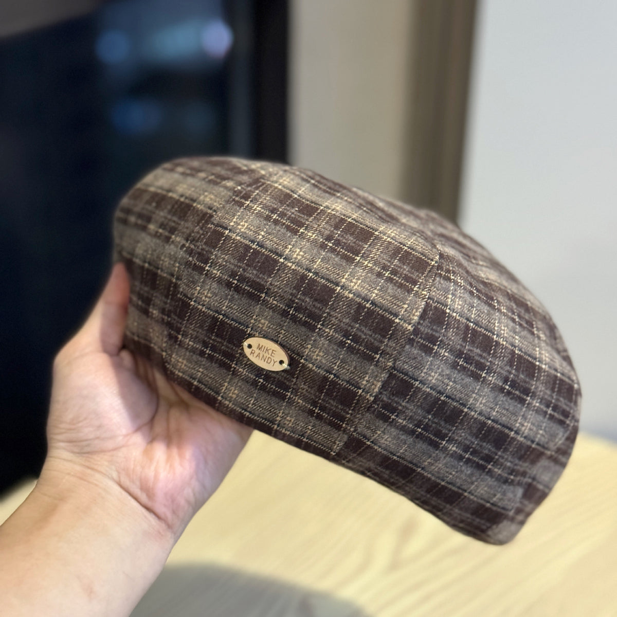 Plaid Beret Hat - DippedShop Wholesale - #9587