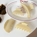 Vintage Polka Dot Hair Claws - DippedShop Wholesale - #7987