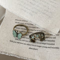 Vintage Butterfly Flower Ring - DippedShop Wholesale - #1107