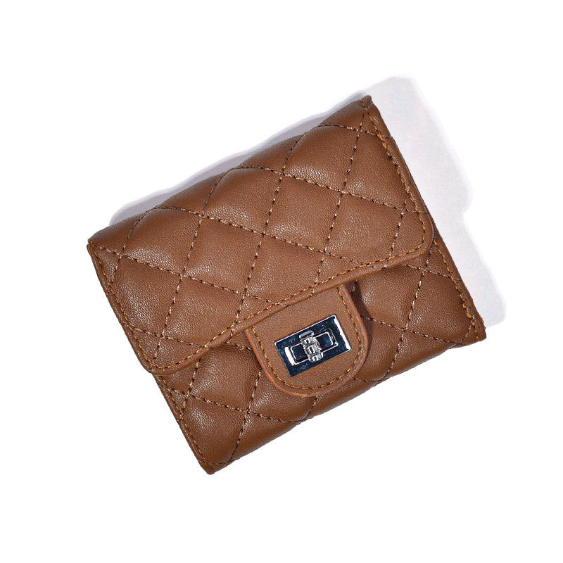 Chic Quilted Diamond Shell Coin Purse Wallet 6S10BWB128
