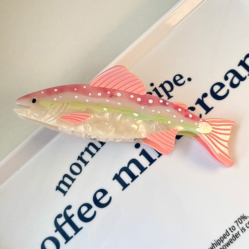 Funny Fish Shape Acetate Hair - DippedShop Wholesale - #1987