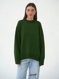 Solid Loose Sweater - DippedShop Wholesale - #4835