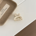 Simple Solid Color Hollow Mini Hair Claw 6W6HCP1286