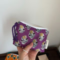 Vintage Floral Print Mini Coin Purse Wallet 6S10BWB150