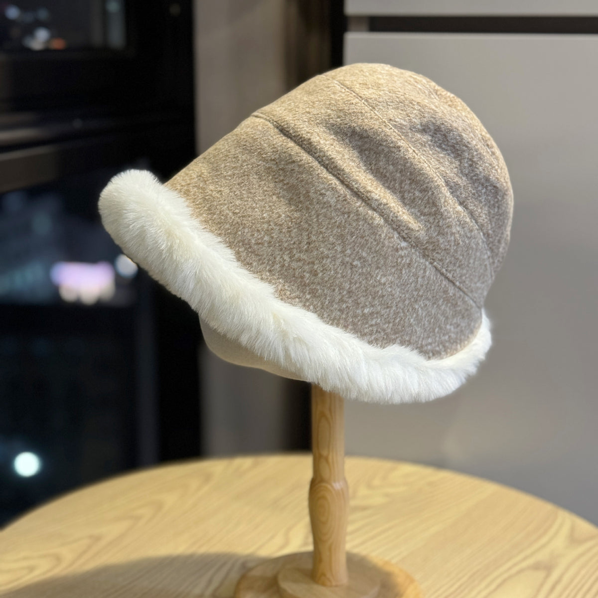 Plush Rolled Cuff Bucket Hat - DippedShop Wholesale - #9395