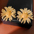 Elegant Gold Plated Floral Pendant Necklace 6W6JNC947
