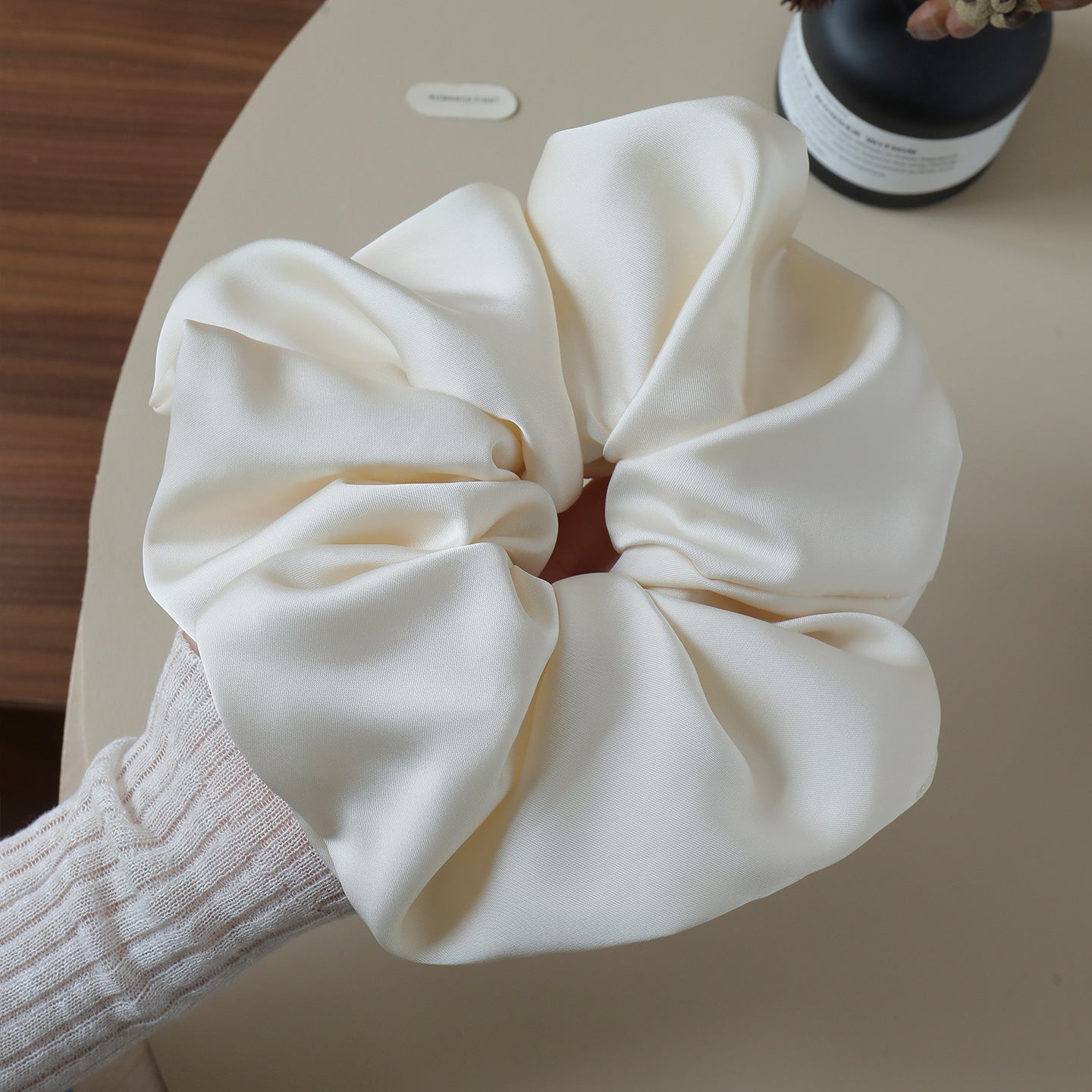 Solid Color Satin Hair Scrunchie MK2BLW6W6HSR31