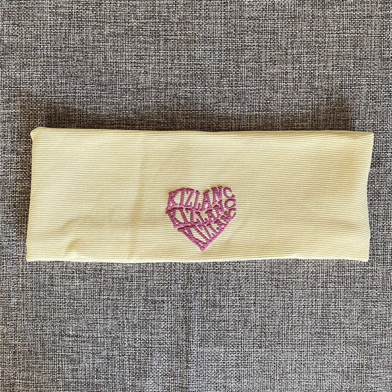 Heart Print Sporty Headband - DippedShop Wholesale - #8035
